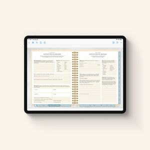 2027 digital work planner on tablet page 10