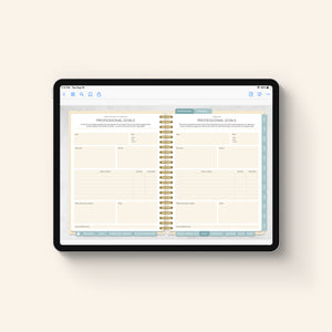 2027 digital work planner on tablet page 12