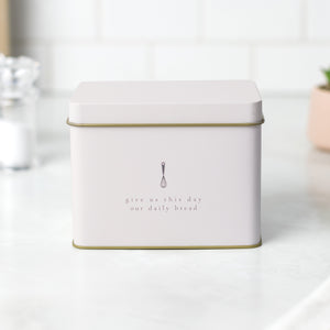 Recipe Tin - Cream with "give us this day our daily bread"