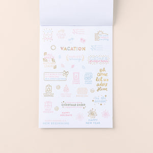 Home Planner Sticker Book page