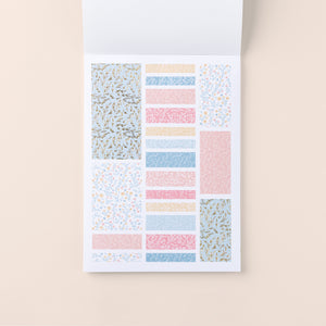 Home Planner Sticker Book florals page