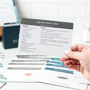 Freezer Expansion Pack Caprese Steak Salad recipe