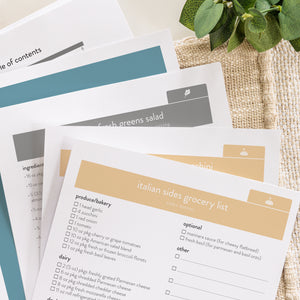 Sides Menu Series downloaded pages