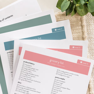 Slow Cooker Vol. 2 Menu Plans downloaded printed pages