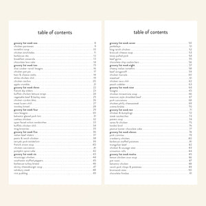 slow cooker PDF table of contents cream background