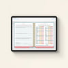 Money Planner Plan Well and Budget Worksheet downloaded on iPad