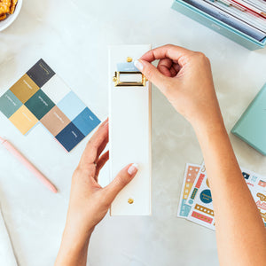 Spine of Recipe Card Binder with label