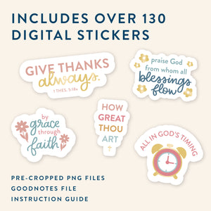 Faith Sticker Book - Digital
