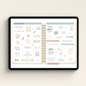 faith stickers on tablet view 1