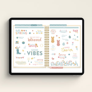 holiday digital sticker book page 3