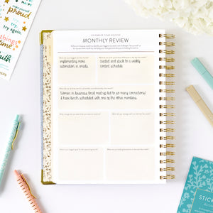 2026 chambray work planner monthly review
