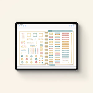 2026 digital work planner stickers