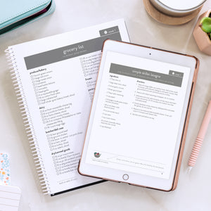 15 minute prep recipes with grocery list and recipe