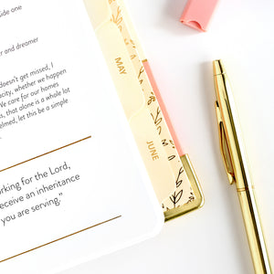 2026 pink work planner corner