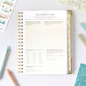 2026 pink work planner perfect day page