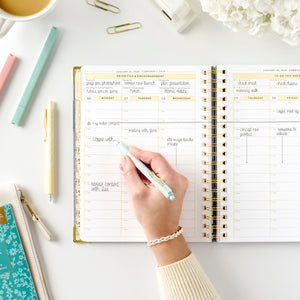 2026 work planner writing in