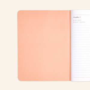 new testament edition 2 peach journal inside cover