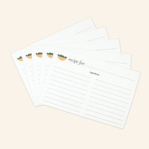 blank recipe cards for low carb box