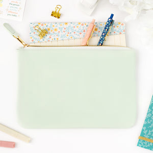green zipper pouch edition 2