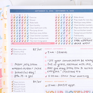 2026 scripture checklists close up