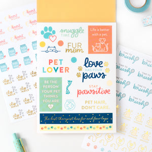 Pet Sticker Book