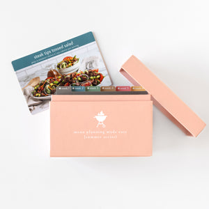 summer box with photos white background