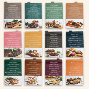 summer menu cards