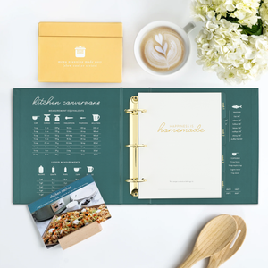 crocktober kit with green binder opened