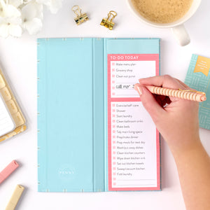 daily chore list being written in