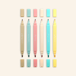 highlighters with caps off