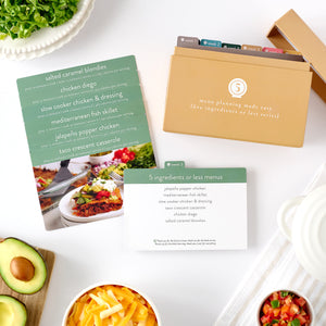 5 ingredients box with week 3 meals