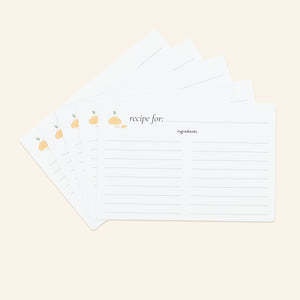 whole foods blank recipe cards