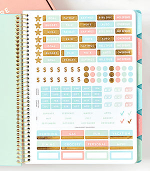 2026 money planner sticker page 1