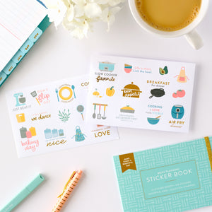 menu planning sticker book view 11