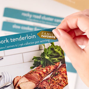 menu planning sticker book view 5