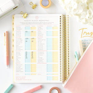 2026 home planner august budget page