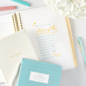 scripture page in 2026 home planner