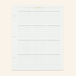 recipe list on cream