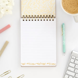 sermon notebook open