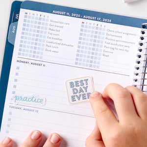 best day ever student planner sticker