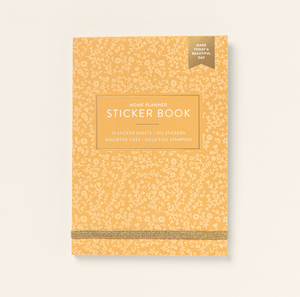 Home Planner Sticker Book in yellow