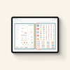 iPad displaying Home Planner Sticker Pages