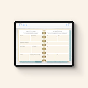 2027 digital work planner on tablet page 11