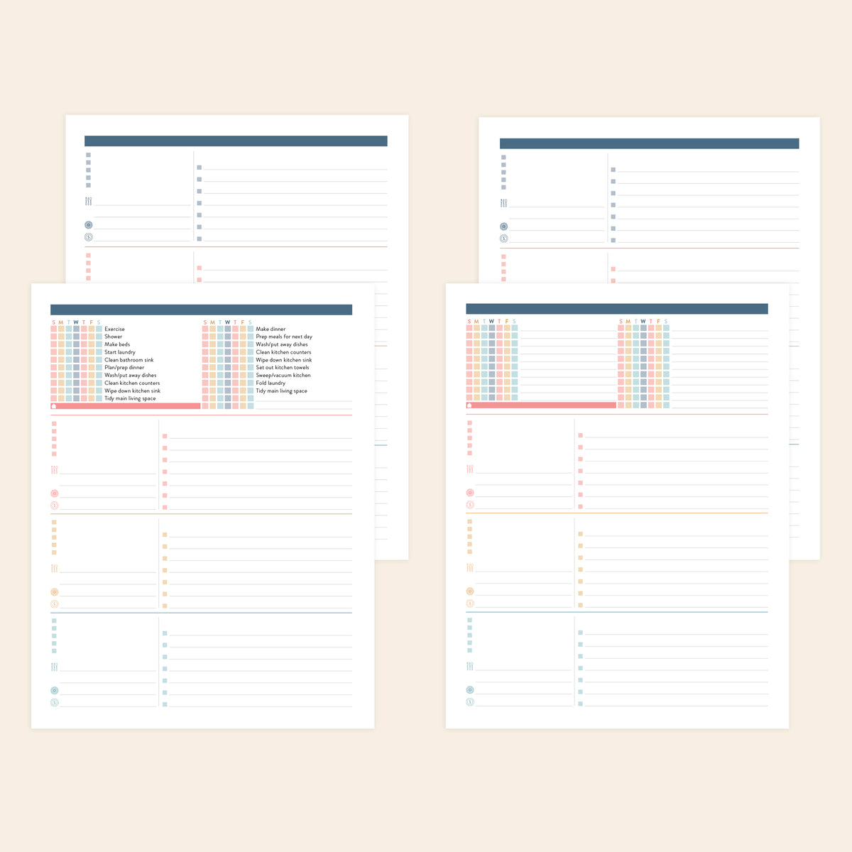 Home Planner editable pages 