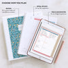 Home Planner options on iPad & GoodNotes, printed spiral bound or binder