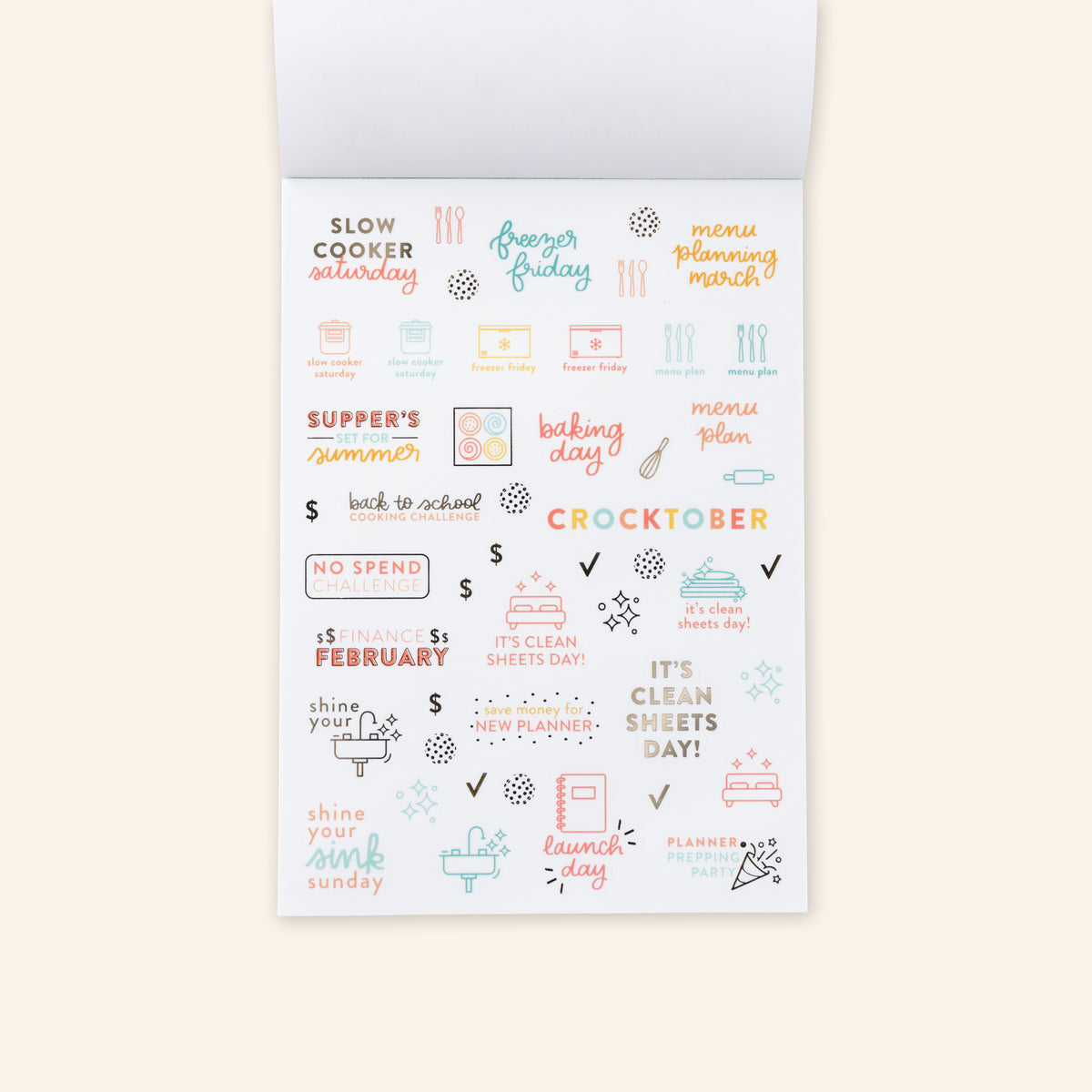 Home Planner Sticker Book 2nd ED