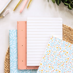 blank journals on table