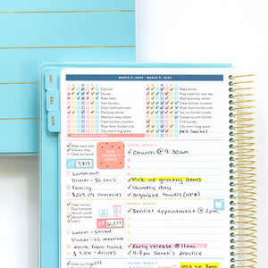 Home Planner displaying weekly calendar