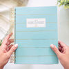 Home Planner with blue stripe cover