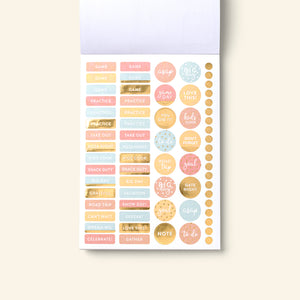 Home Planner Sticker Book 1st ED